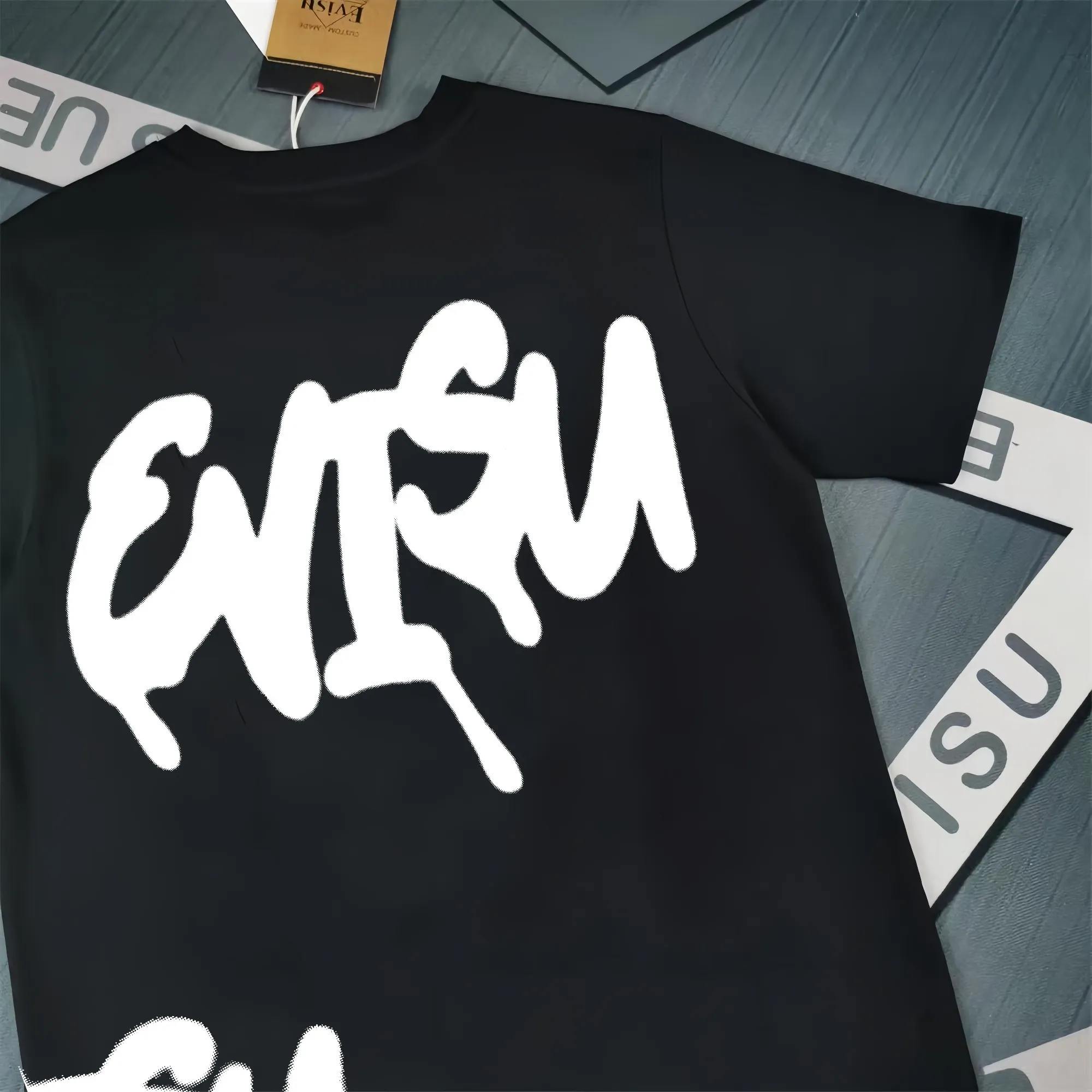 Evisu 2025New Arrival T ⚠ Quality⚠ Same Style T ，Black S-XXL，White S-XXL，Gray M-XXL，Red M-XXL， Red M-XXL